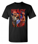Vintage Inspired Fatality S&auml;rk Usa Mortal Combat Random Aasia Unisex T-s&auml;rk S