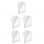 L&auml;bipaistev kahepoolne teip Nanoteip &Otilde;mblusteta veekindlad seinakleebised Kuumuskindel viskooslint Vannitoa seinakleebis 5pcs