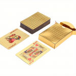 Uus kuldsete m&auml;ngukaartide pakk Magic Card Plastic foil pokkeri veekindlate kaartide komplekt