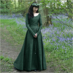 Naiste keskaegne cosplay kost&uuml;&uuml;m viikingi piraat gooti l&otilde;hestatud maxi suur tiibrihm Star Moon kleit retro vintage Vestido XXXXXL gray