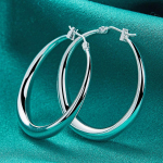 URMYLADY 925 Sterling Silver 3,5 cm &Uuml;mmargused k&otilde;rvar&otilde;ngad kvaliteetsed 18K kullast k&otilde;rvar&otilde;ngad Moeehted Pulmad h&otilde;be