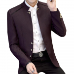 Moodne aluskrae T&auml;isvarrukatega Meeste vabaaja bleiser Abiellub bleiser Mehed Formaalne t&ouml;&ouml; &Otilde;huke bleiser XXXXL