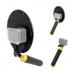 TELESIN Dome Port 30 m/98,4 jalga veekindel spordikaamera kaitse veealune snorgeldamine sukeldumine must