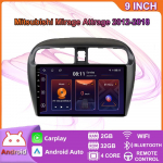 Autoraadio Android Auto jaoks Mitsubishi Mirage Attrage 2012 - 2018 Space Star 2014 Multimeediumipleier GPS-naigatsioon Stereo Carplay HU 2+32GB 2+32GB