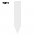 100 tk Plastikust Lilletaime Seemne Nimetus Stake Tag Sildi Marker White valge