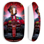 Souris - maniacase - Sans fil - Blanche - Lewis Hamilton Ferrari officiel
