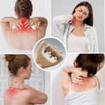Puidumassaažirull T&ouml;&ouml;riist Talje Reie Jalg K&auml;ed Keha Looduslik Lihasrull Relax Pain Relief Spa Tselluliidivastane Helth Hooldus T&ouml;&ouml;riistad Teraapia Gua Sha x1