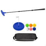 Golf Putte,r Putting Club 6 tk palliga, harjutusabi t&auml;iskasvanutele lastele must