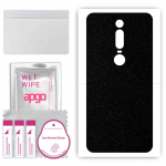 apgo Protective Skin Sticker for the back compatible with Huawei Mate RS P P Design, Wrap Film, Foil, Vinyl - Pattern Matte Black