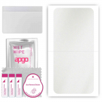 apgo Protective Skin Sticker for the back compatible with Doogee X55, Wrap Film, Foil, Vinyl - Pattern Matte Transparent