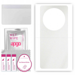 apgo Protective Skin Sticker for the back compatible with Oppo Find X6, Wrap Film, Foil, Vinyl - Pattern Matte Transparent
