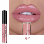 Allen shaw Creme Cream Lip Gloss Long Lasting Waterproof Non-stick Cup Lipstick 3#