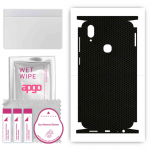 apgo Protective Skin Sticker for the back+sides compatible with vivo Z3, Full Wrap Film, Foil, Vinyl - Pattern Matrix