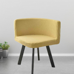 Kolmnurkne toolikate Elastne K&otilde;ik-h&otilde;lmav Kujuline Istmekate Neli Aastaaega Universaalne S&ouml;&ouml;gitooli Kate Kate Kodu &Uuml;hendatud Tabureti Kate 1 pc kollane