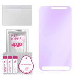 apgo Anti-Blue 9H Hybrid protective glass compatible with Samsung Galaxy Xcover 3 G389F, flexible nano glass, great replacement for tempered glass, sc