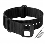 Nailonist kellarihm 22mm 23mm kellarihm veekindel sport luminox kellarihmadele rihm must moekas k&auml;ev&otilde;ru meeste v&ouml;&ouml;le 23mm