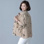 Keskealine mood lahtine suur ema kevadjope Tuulejope Keskealine ja vanaaegne mantel naiste v&auml;lismaises stiilis jope XXXXL