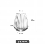 P&otilde;hjamaade L&auml;bipaistev Laineline Kristallklaas Majapidamis Pokal Peo &Scaron;ampanjaklaasid Tass Punase Veini Klaas Pulmaklaas J&otilde;ulukingitused 430ml