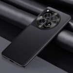 L&ouml;&ouml;gikindel matt telefoni&uuml;mbris OnePlus 12 tavaline PU nahast metallist objektiivi kaitse tagakaas One Plus 12 5G OnePlus12 kesta jaoks For OnePlus 12 must