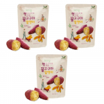 Korea r&ouml;stitud kuiv maguskartul 60 g / 100% ehtne maguskartul / kuivatatud suupiste 3 packs