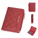 Baellerry Naiste Mood Rahakotid Kunstnahast Bifold rahakott Naistele T&uuml;drukutele L&uuml;hike rahakott 12.5cm*9.5cm*2.5cm punane