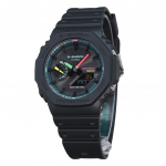 Casio G-Shock Analoog-Digitaalne Nutitelefoni &Uuml;hendusega Mitme Fluorestseeruva Aktsendiga Seeria Tough Solar GA-B2100MF-1A 200M Meeste K&auml;ekell
