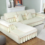 Euroopa pl&uuml;&uuml;sist diivanikate Luksuslik tikandid pitsist diivani seljatoe r&auml;tik Libisemiskindel diivanir&auml;tik elutuppa L-kujuline diivanikatted 40x70cm Hand towel