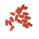20 tk Pet Dog Cat Kriimustusvastane Pehme Silikoonist K&uuml;&uuml;nem&uuml;tsid Kaitsvad katted Koti jaoks 10 ml XS oranž