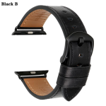 Kellarihma tarvikud Ehtsast nahast k&auml;ev&otilde;rud iwatch Rihm 42mm 38mm kellarihm Apple Watchi rihmale 44mm 40mm seeria 4-1 For Apple Watch 40mm black