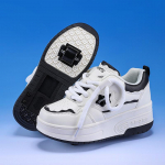 TUINANLE Rulluisukingad Laste ratastega tossud Lastele Rulluisud V&auml;lispordijalatsid T&uuml;drukutele Poistele Kingitused lastele 34 must