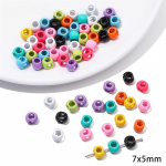 Metallist ripatsid, geomeetria lahtised vahehelmed ehete valmistamiseks DIY k&auml;ev&otilde;ru kaelakee v&otilde;lusid 4mm 5pcs