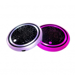 2 tk LED-autotassi aluste veekindel tassipadi valgussensoriga USB-taaslaetav LED-auto interj&ouml;&ouml;ri atmosf&auml;&auml;rilambi dekoratiivtassi matt One Size C