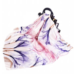 Naiste mood Ruut Vintage Print Satiin Kaelar&auml;t P&auml;ikesekindel sall Sall Sall Kvaliteetne 1tk 90*90cm 90-90cm