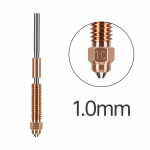 3D-printeri tarvik 1,0 mm CZ vask-karastatud terasest katteotsik, mis &uuml;hildub Creality K1C K1-ga 0.8mm