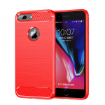 iPhone 8 Plus &uuml;mbris Apple iPhone 7 8 Plus &uuml;mbrisele, 5,5-tolline s&uuml;sinikkiust l&ouml;&ouml;gikindel silikoonist kaitseraud iPhone 8 7 Plus jaoks For iPhone 7 Plus punane