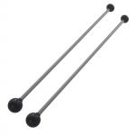 1 paar Marimba Mallet Kummist Must Trummipulk Kahepealine Ks&uuml;lofon Mallets Muusikariistad Tarvik Vastupidav