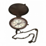 Kett taskus Antiikne Vintage Matka kompass Tahke koos &uuml;mbrisega