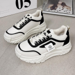 Daddy Shoes Naiste S&uuml;gis Uus Mood Temperament Mitmek&uuml;lgne Platvorm Vabaaja Spordijalatsid Trend 35 valge