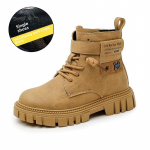 Poiste l&uuml;hikesed saapad moodsad vabaaja laste &uuml;hekordsed saapad s&uuml;gis ja talv uus Briti stiil vanemate laste v&auml;ike poiste puuvillased saapad 37