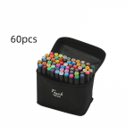 30/40/60/80 V&auml;rvid Alkohol Viltmarkerid Kahe otsaga pliiatsid P&uuml;sikunstnik Kunstikoolitarbed Manga joonistusmarkerid &otilde;pilase kingitus