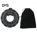 Kitarri akordi ratas Fifths Wheel kaasaskantav meloodiat&ouml;&ouml;riist Lihtsalt kasutatav muusikateooria &otilde;ppevahend muusikutele laulude kirjutamiseks must