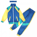 Lapsed Laste diskopidu Hipi fantaasia kost&uuml;&uuml;m Cosplay maskeering poisid t&uuml;drukud karneval Vintage rokiriided hip-hop XL sinine