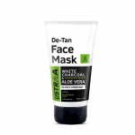 Ustraa De-Tan Face Mask - Dry Skin - 125 gm - Wash-off mask | Effective Tan Removal with White Charcoal| Anti-inflammatory properties of Aloe Vera