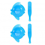 Loominguline k&ouml;&ouml;gi pelmeenivorm Lihtne kasutada, aega s&auml;&auml;stev ja ohutu l&otilde;hnatu pelmeenivormi valmistamise k&ouml;&ouml;gitarbed sinine