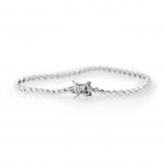 LOVA LOLA VAN DER KEEN - Bracelet Rivi&egrave;re - Joaillerie Prestige - Diamant de Synth&egrave;se - Argent Massif 925 Milli&egrave;mes - Bijou Femme