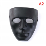 Full Face Unisex Street Dance Opera Party Mask Cosplay Black White Face must