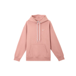 Nike Solo Swoosh &Uuml;hev&auml;rviline Kapuutsiga Pingutusn&ouml;&ouml;riga Fliisist Vabaaja Pikkade Varrukatega Pusas&auml;rk Meeste pusas&auml;rk Stardust-Red DX1356-618 M
