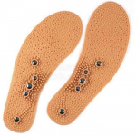 Semelle int&eacute;rieure de Massage des pieds, th&eacute;rapie magn&eacute;tique, taille libre, en Silicone Transparent, Anti-fatigue, masseur, pert