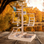 T&auml;ispuidust papagoi alus Linnu n&auml;rimism&auml;nguasjad Tarvikud Puidust m&auml;nguv&auml;ljak Kakaduud