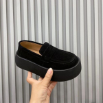Moodsad Platvormkingad Naiste Mokassiinid Kingad Madalad Suede Treeningsussid Naine 2024 Trend S&uuml;gis Br&auml;ndi Jalutusk&auml;igud Kingad Vabaaja Uus Kleit Mujer Zapatillas 38 must